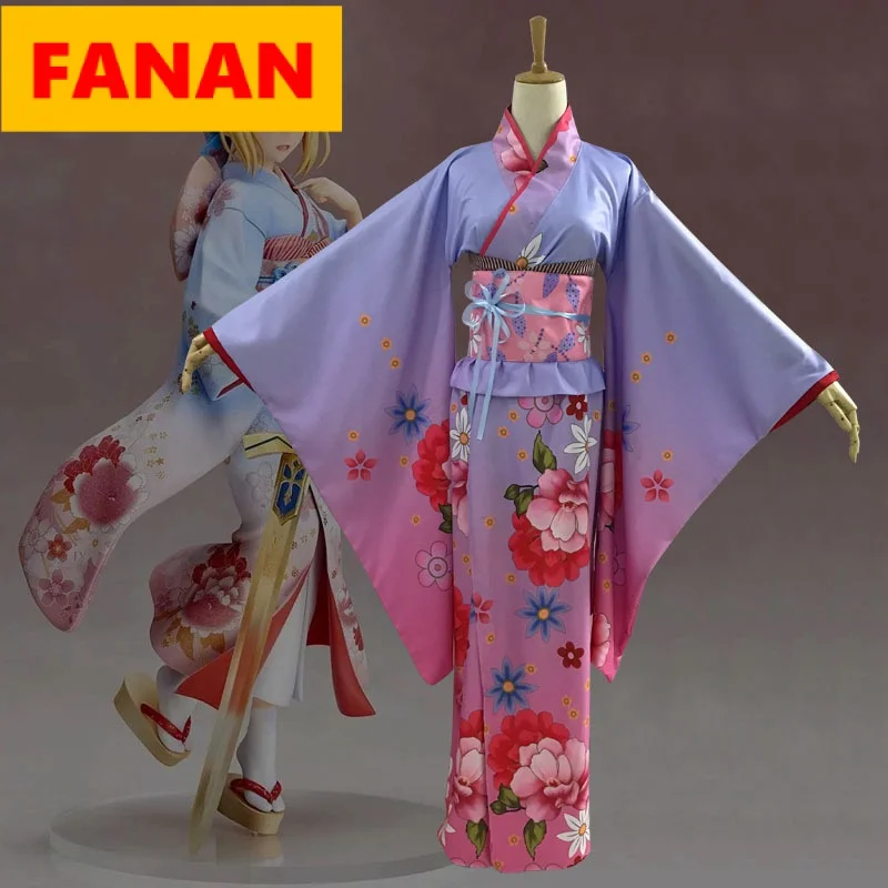 

Кимоно-гейши женское традиционное в японском стиле, винтажное вечернее кимоно с винтажным рисунком, костюм для сцены и представлений, коспл...