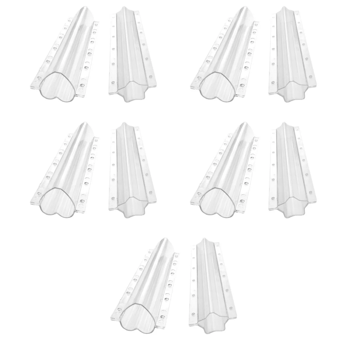 

10 Pcs Star Shaped Cucumber Molds Star Mold Modeling Vegetable Growing Shaper Shaping Plastic Child Kids