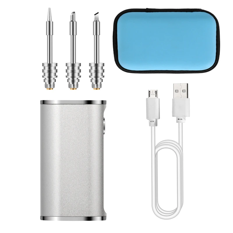 

USB Charging 510 Interface Soldering Iron Tip 40W 80W 100W Wireless Adjustable Digital Display Soldering Iron