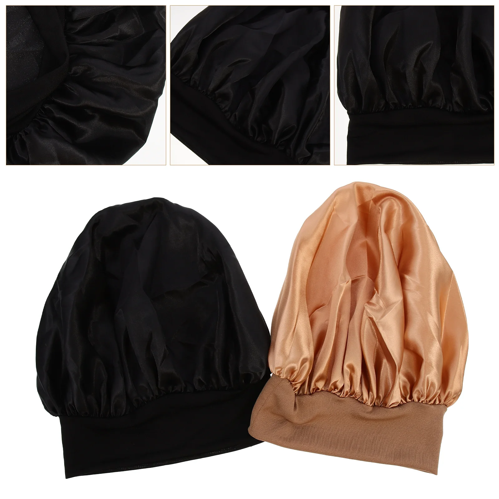 

Cap Sleeping Silk Hair Bonnet Women Hat Satin Woman Bonnets Beauty Curly Care Chemo Caps Bonette Night