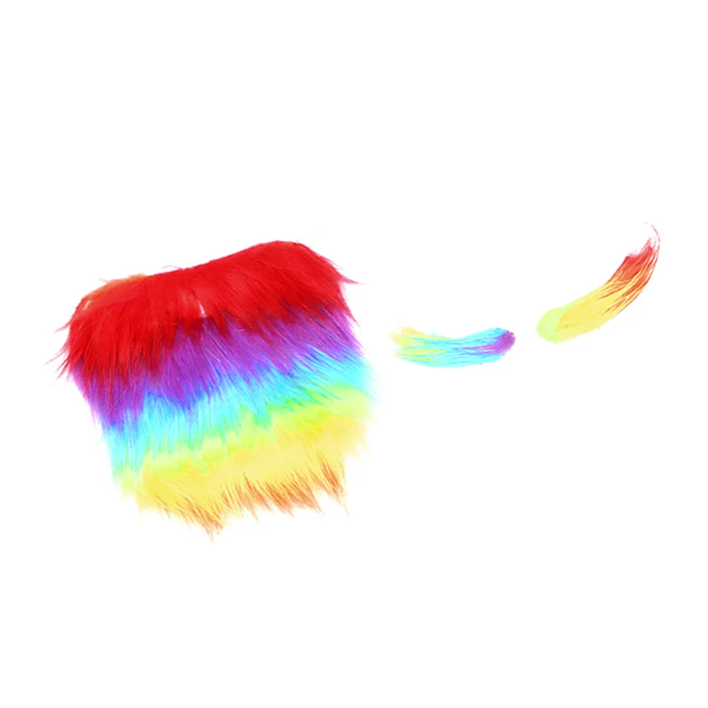 

2pcs Props Funny Colorful Beard Dress Supplies for Party