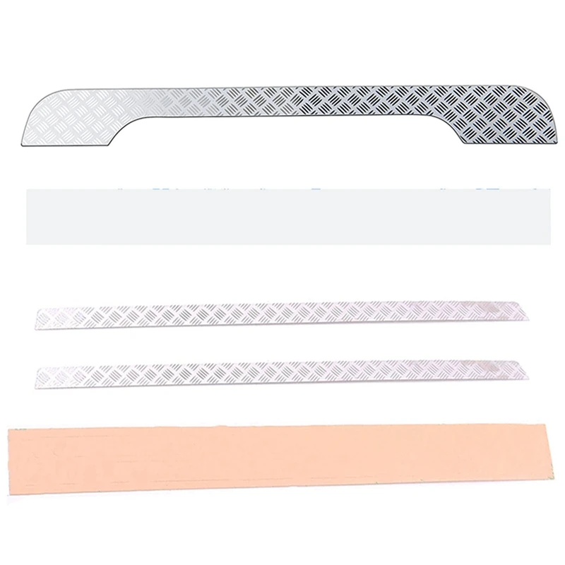 

2 шт. боковая металлическая противоскользящая пластина для 1/10 Traxxas Trx4 Defender и 1 комплект металлических декоративных задних ворот, верхняя про...