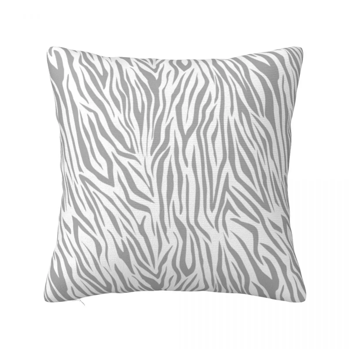 

Modern Gray White Zebra Animal Pillowcase Soft Cushion Cover Decor Stripes Throw Pillow Case Cover Bedroom Square 40X40cm
