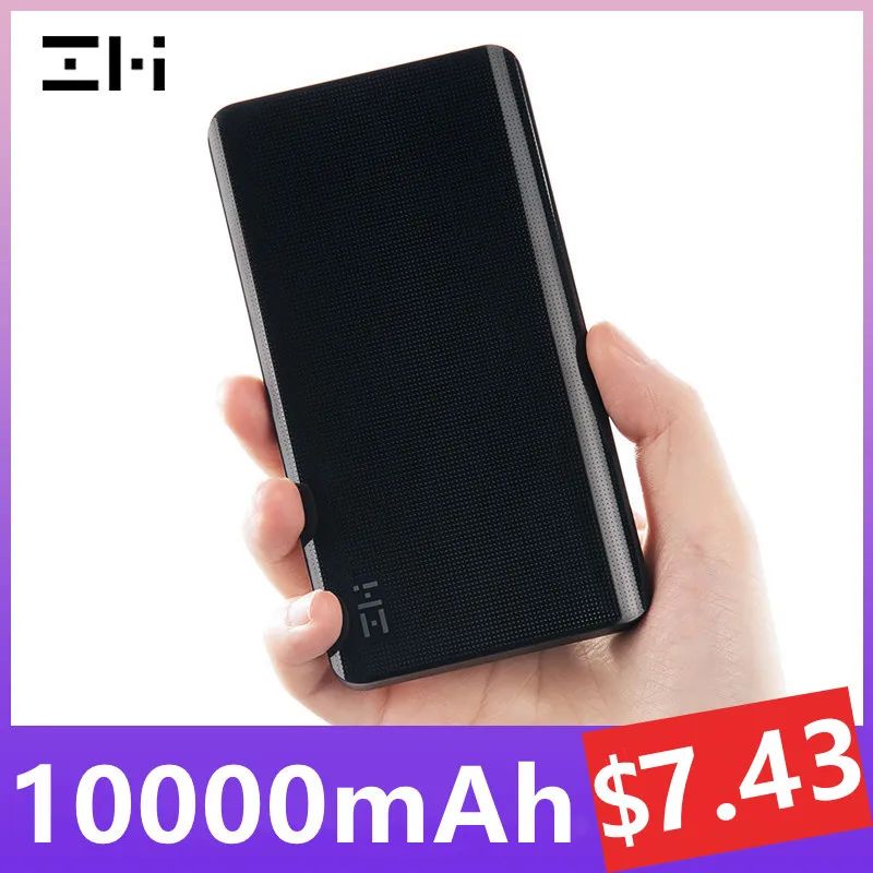  Внешний аккумулятор ZMI QB810 на 10000 мА · ч с поддержкой быстрой зарядки 