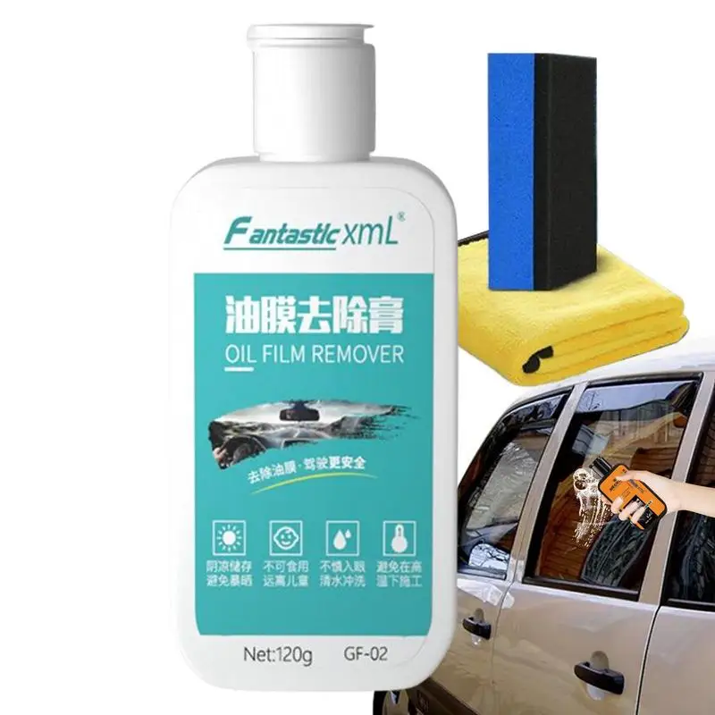 

Oil Film Remover Car Windshield Oil Film Cleaner Car Windshield Oil Film Cleaner Glass Stripper Water Spot Remover For Car &
