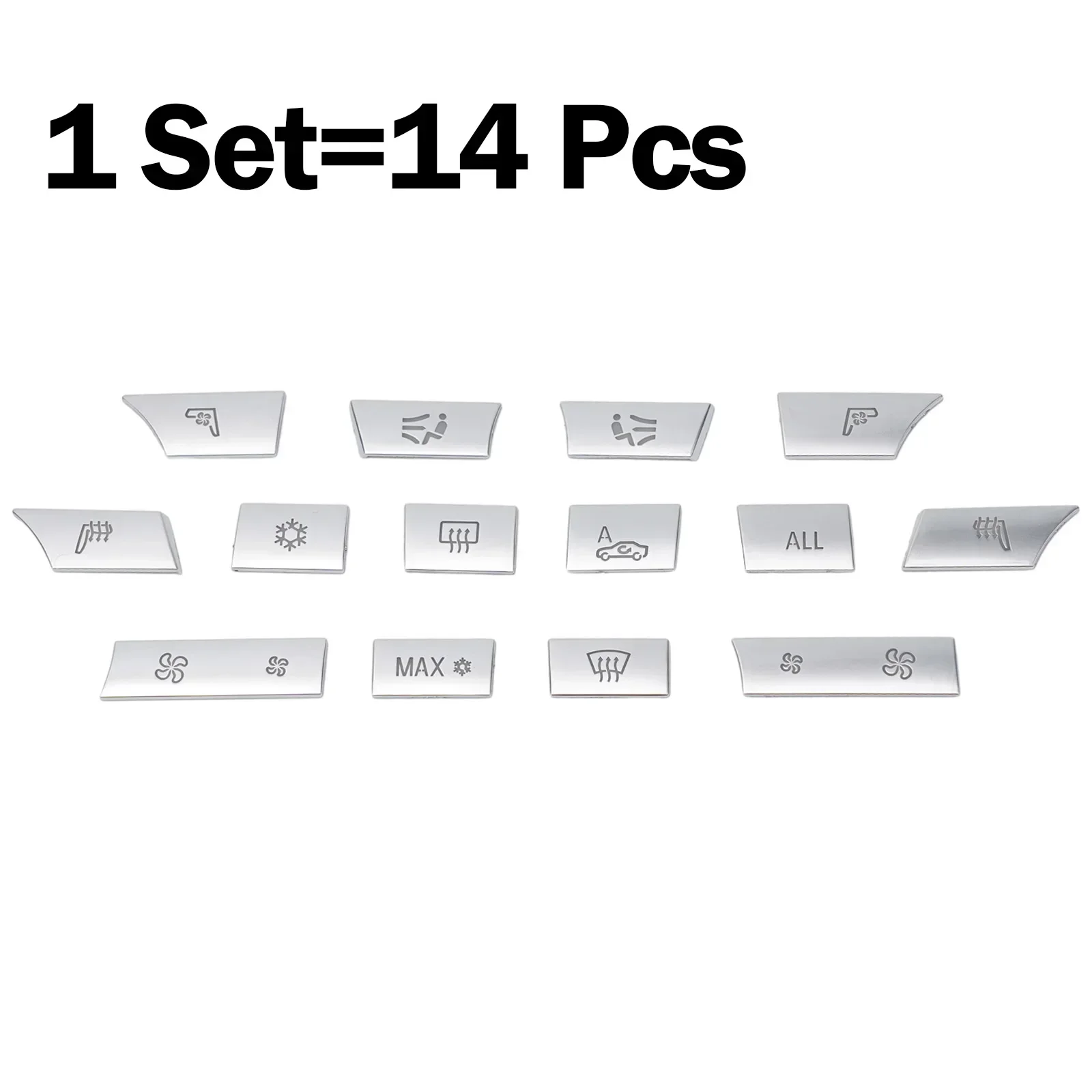 Накладка на кнопку для BMW с 14-компонентной хромированной накладкой управления