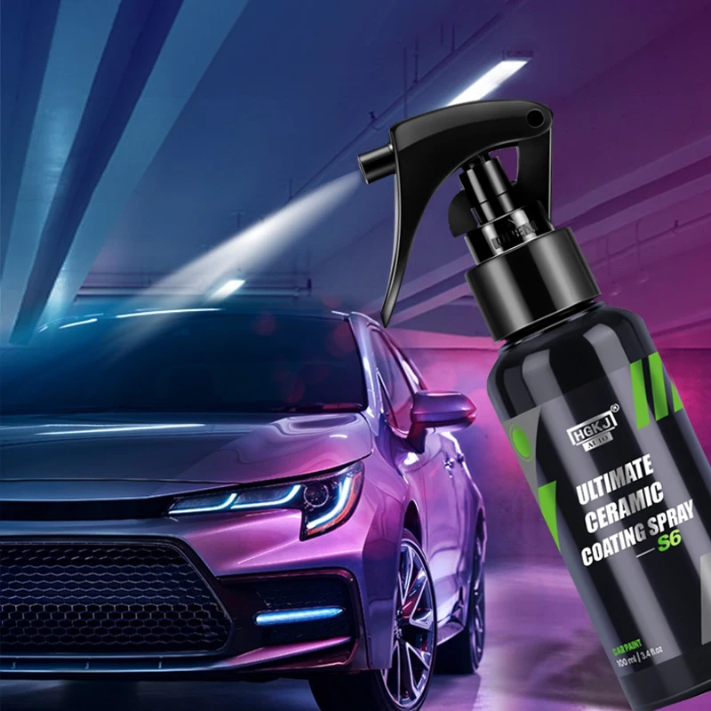 

50/100ml Ceramic Coating Spray For Car Paint Mirror Shine Crystal Wax Spray Nano Hydrophobic Auto Detailing Car Paint Care S6