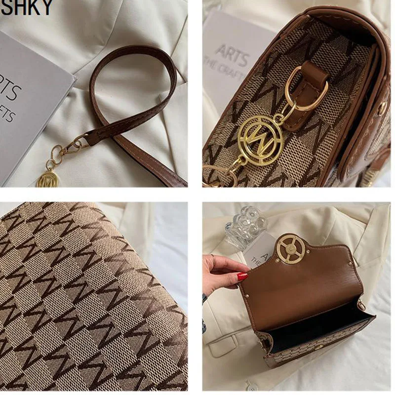 Handbag for Women's bag Brand Female Shoulder bag  Fashion single shoulder bags luxury designer Trend small square bag