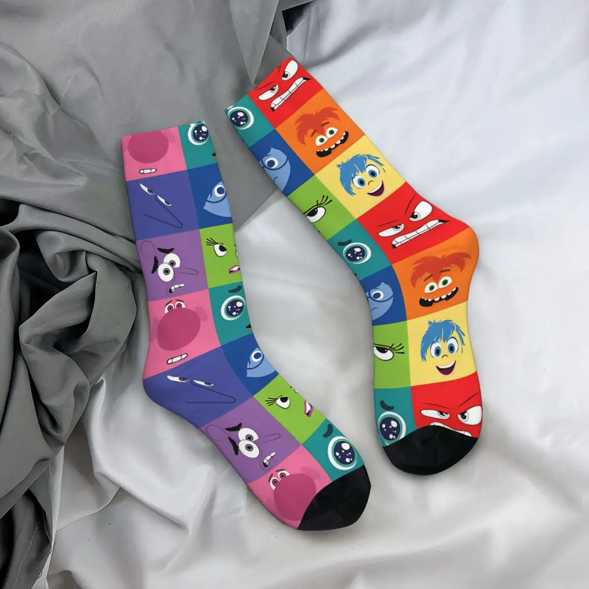 Носки с изображением персонажа лица мужские и женские модные носки