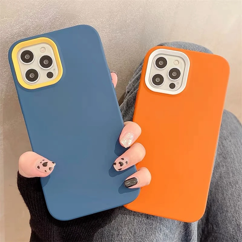 

Fashion Candy Phone Case For iphone 11 12 13 Pro Max XS X XR Max 7 8 Plus SE 2020 Shockproof Bumper Back Cover