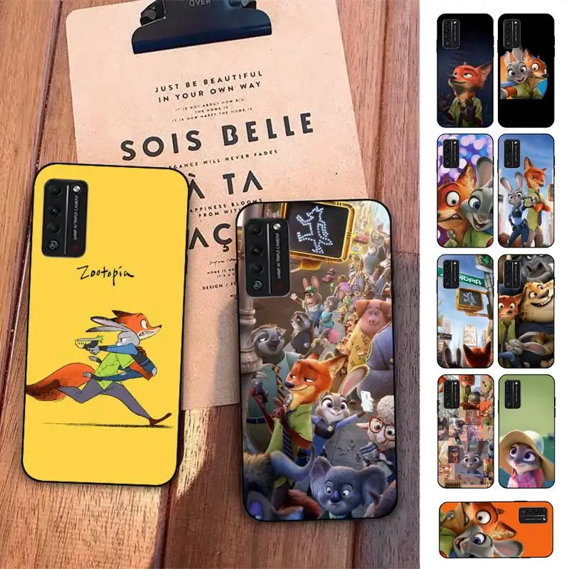 

Disney Zootropolis Phone Case for Huawei Honor 10 i 8X C 5A 20 9 10 30 lite pro Voew 10 20 V30