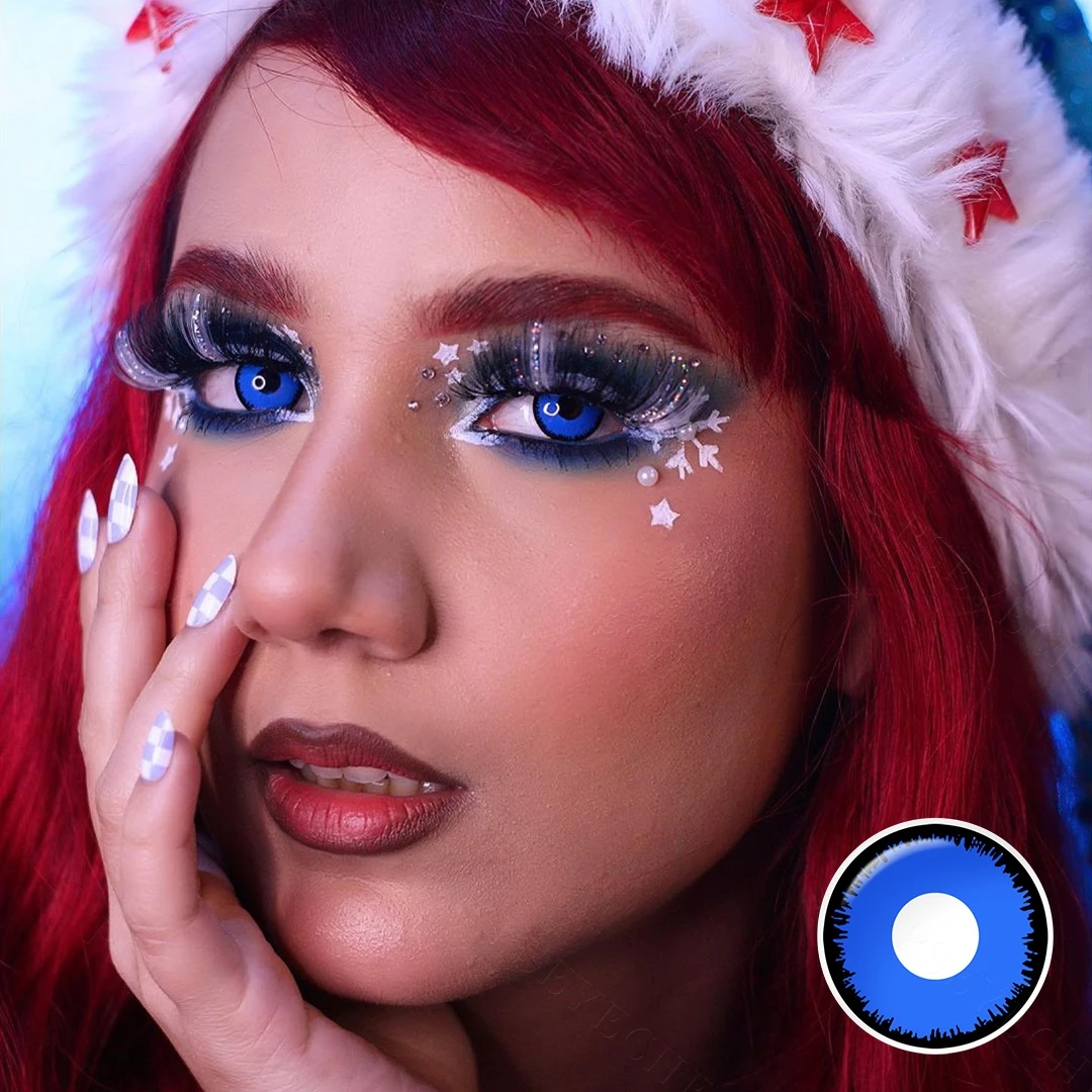 Pseyeche глаза вампира контактные линзы для Хэллоуина 1 пара в форме ящерицы год