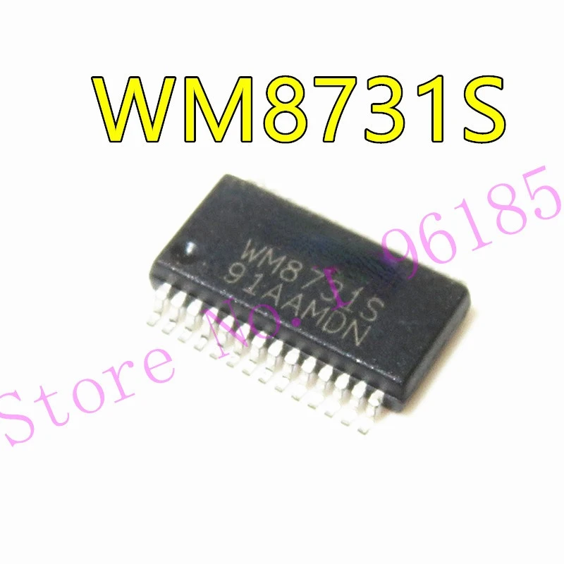 

Портативный интернет-аудио кодек WM8731S WM8731SEDS SSOP28 с драйвером для наушников и программируемой скоростью выборки, 1 шт./лот