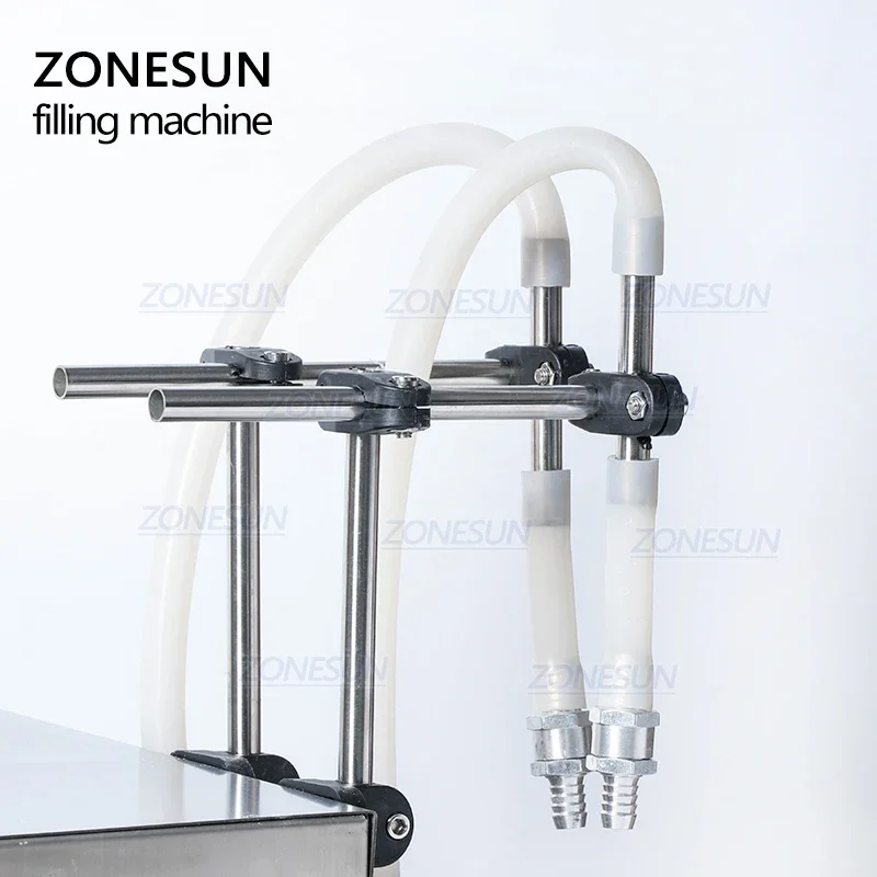 ZONESUN GZ-D1 Полуавтоматическая машина для наполнения с двойной головкой масло