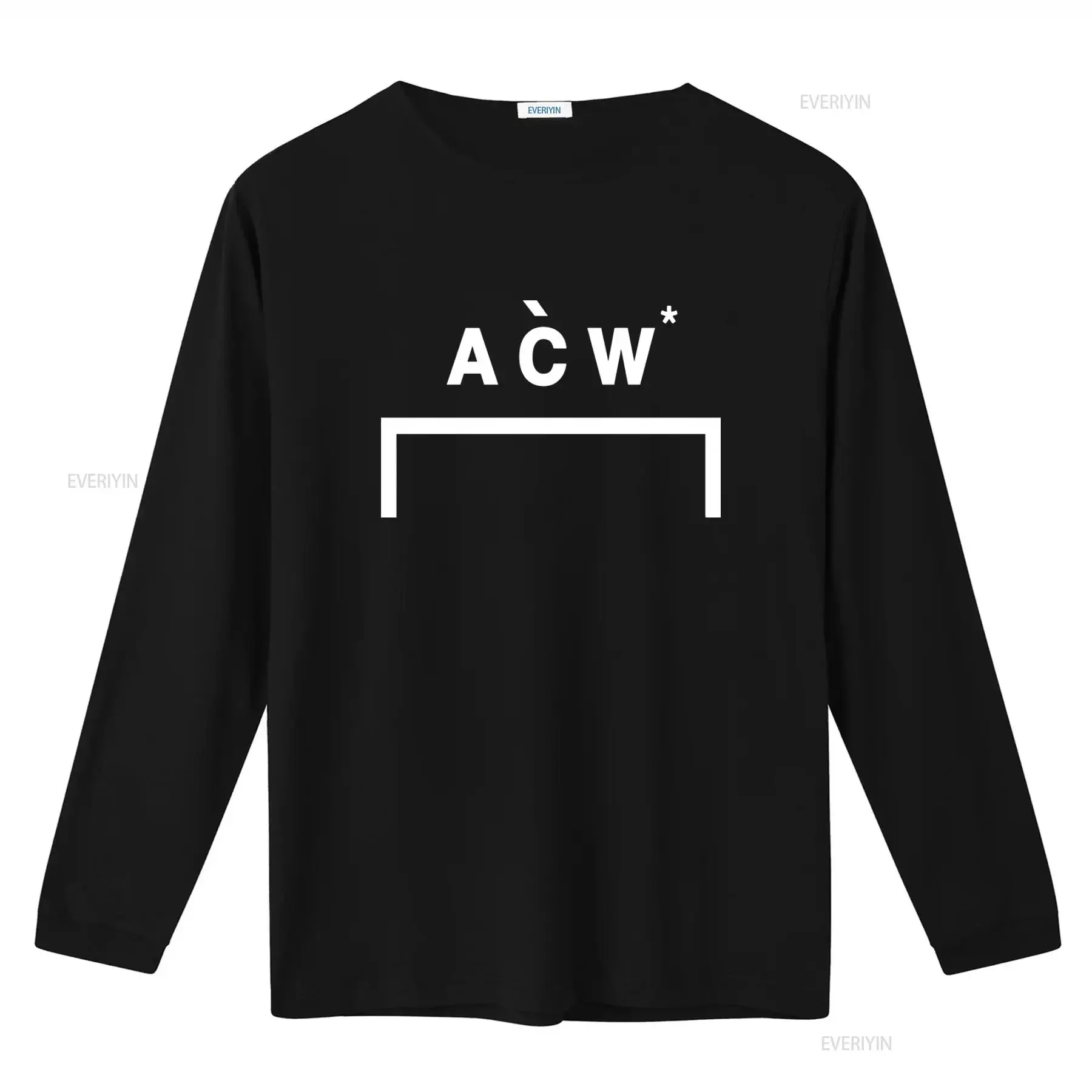 Фото Футболка A Cold Wall Acw 01 с принтом, модная уличная одежда для мужчин, винтажный топ с эффектом потертости для повседневной носки, универсальный эластичный мужской топ №2