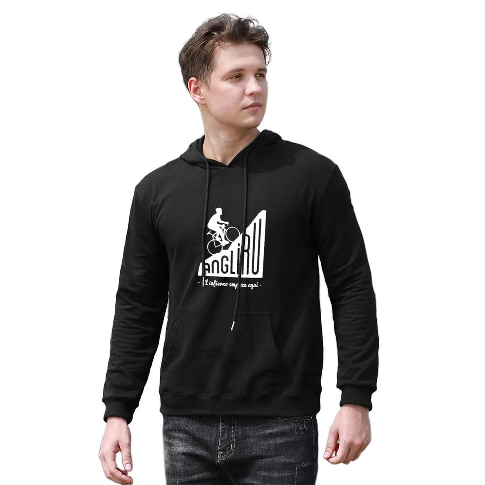 Angliru восхититель El infierno empieza национальная велоспорт Vuelta Espa?a Пуловер с капюшоном