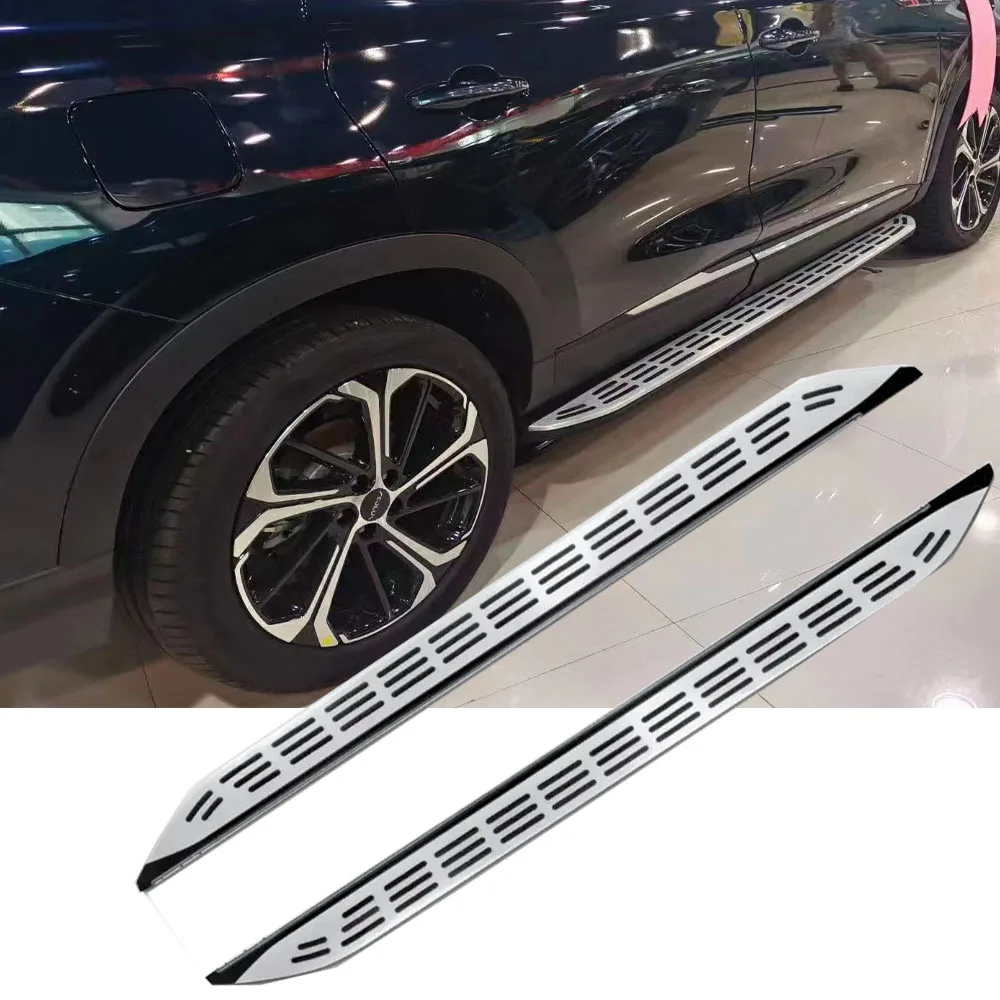 

2Pcs Aluminium Stainless steel side step fits for Infiniti QX60 2013-2021 Side Step Nerf Bar Pedal 2PCS