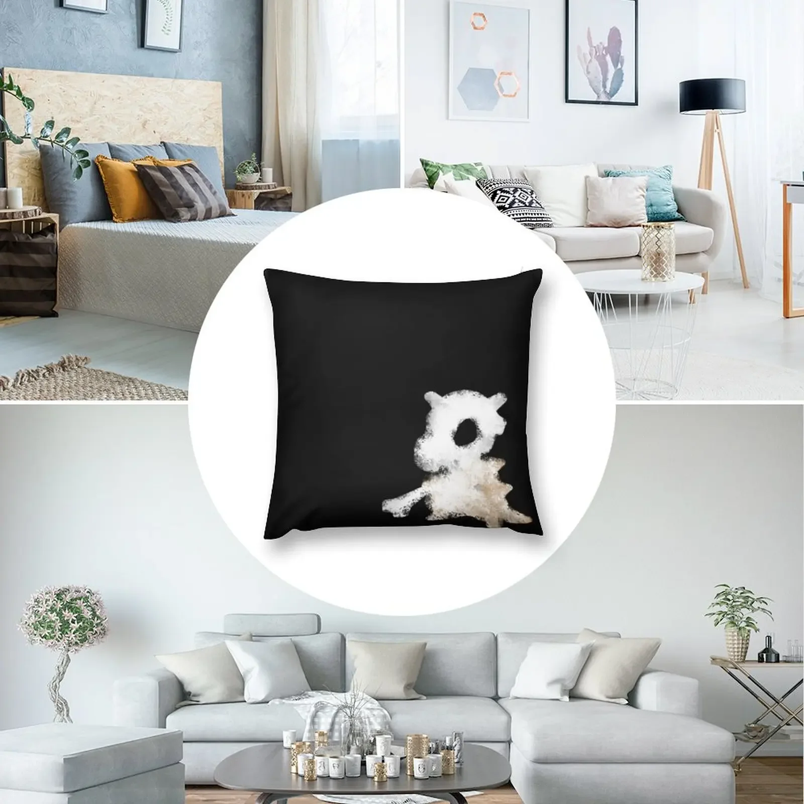 Подушка Lonely Cubone рождественские чехлы для подушек осенняя наволочка декоративные