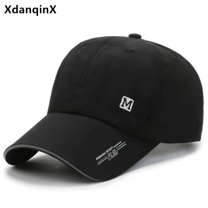 

XdanqinX Summer Men Women Quick-drying Mesh Hats Breathable Baseball Cap Adjustable Size Snapback Cap Couples Casual Sports Caps