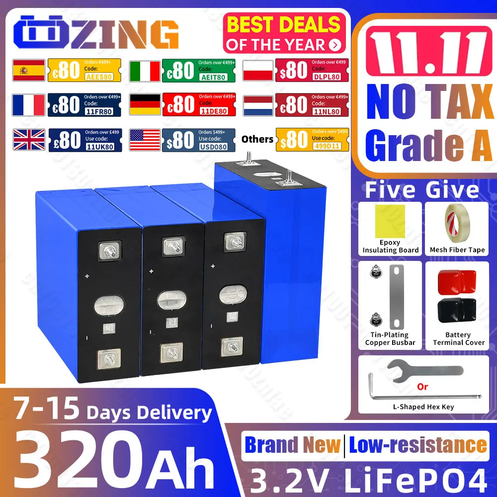 Аккумулятор литий-ионный 3 2 V 320 Ач