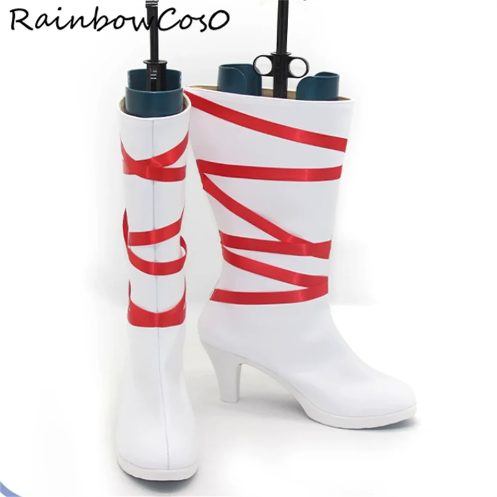 Kusakabe Maron Kaitou Jeanne Kamikaze Phanto Обувь для косплея Сапоги Игра Аниме Хэллоуин Рождество