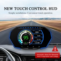 newest hud head up display gps gadget smart speedometer obd fault code detector digital odometer safety wateroil temp car meter