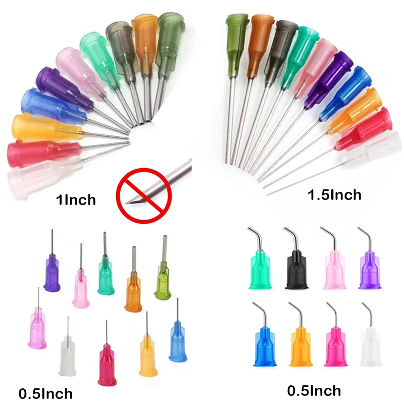 Шприц-игла для дозатора промышленного игла 1 5 дюйма 0 из нержавеющей стали -