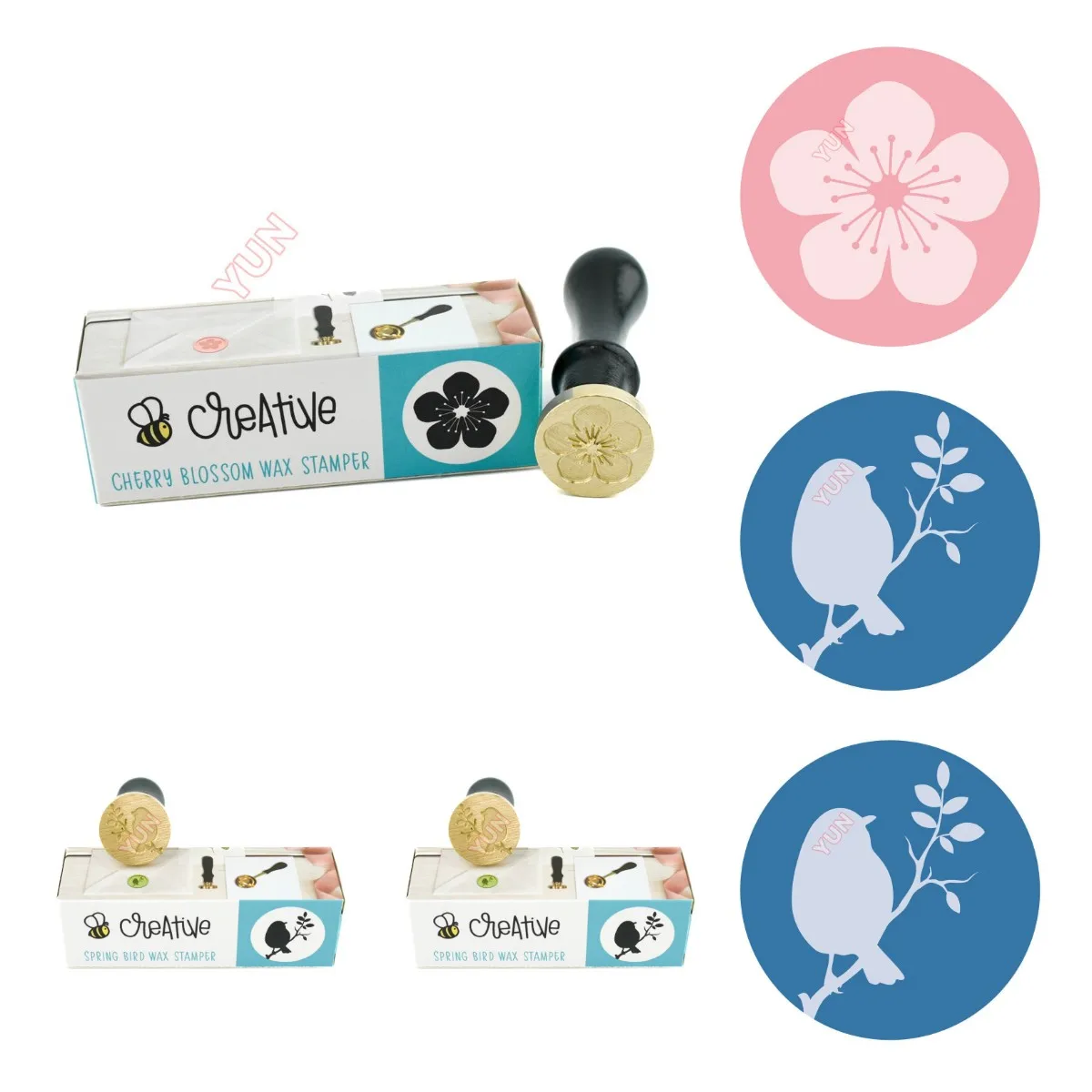 

New Bird Flame Seal Embossed Stamp Alloy Handle Handle Retro Wax Seal Embossed Seal Decoration Diy Magic