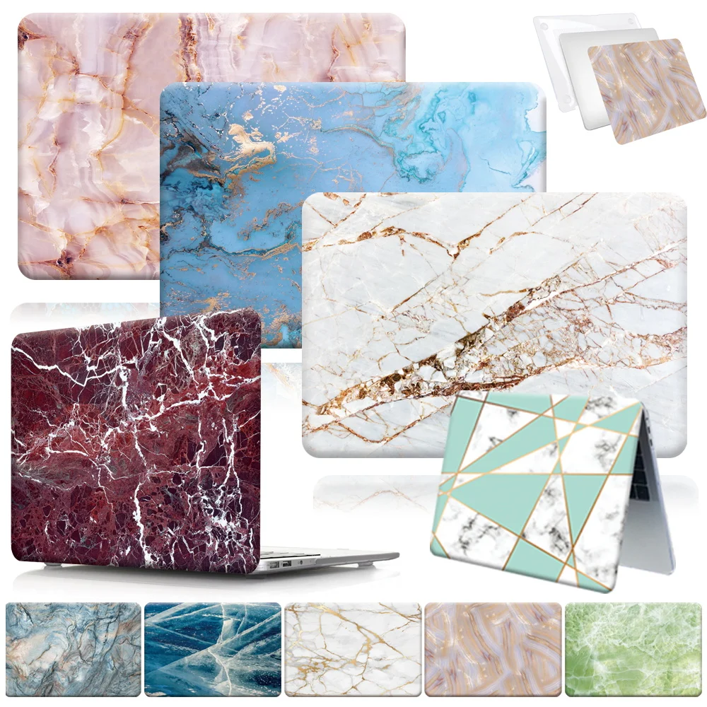 

Marble Laptop Case for Apple MacBook Air 13 A1369 A1466 Pro 13 A1425 A1502 Pro 15 A1398 Pro 16 A2141 Air 13 A2337 M1 2022