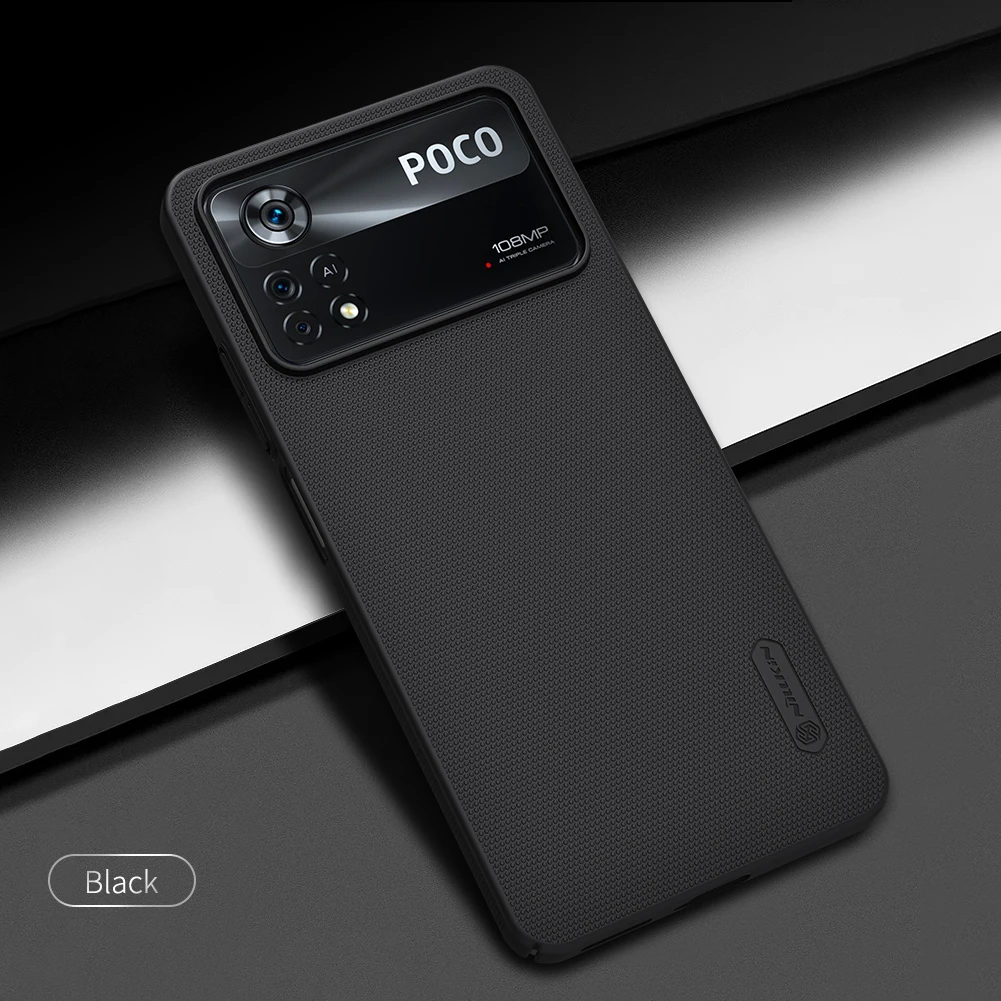 

Чехол для Poco X4 Pro 5G, матовый защитный чехол NILLKIN для телефона Xiaomi Poco X4 Pro, простой матовый жесткий чехол из поликарбоната