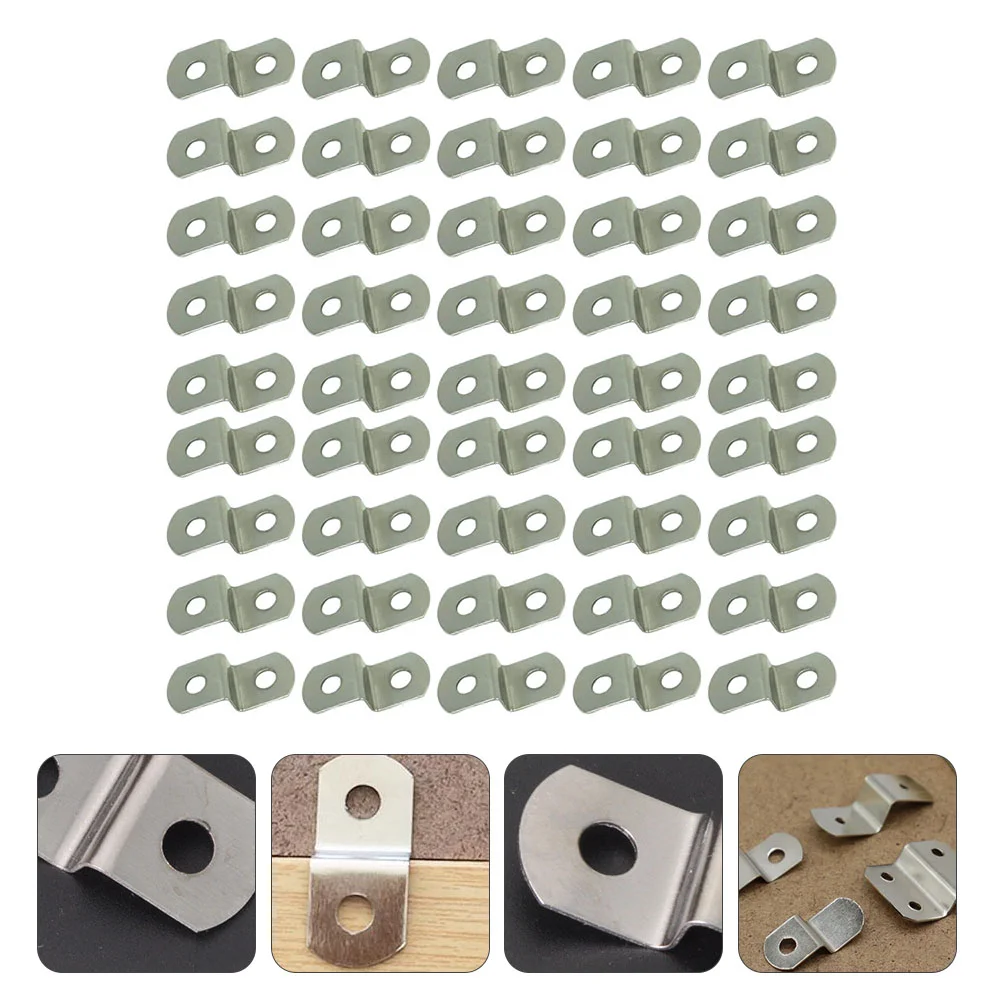 

Clips Bracket Furniture Photo Frame Table Z Picture Corner Protectors Hanger Tablecloth Metal Connectormirror Fixed Canvas