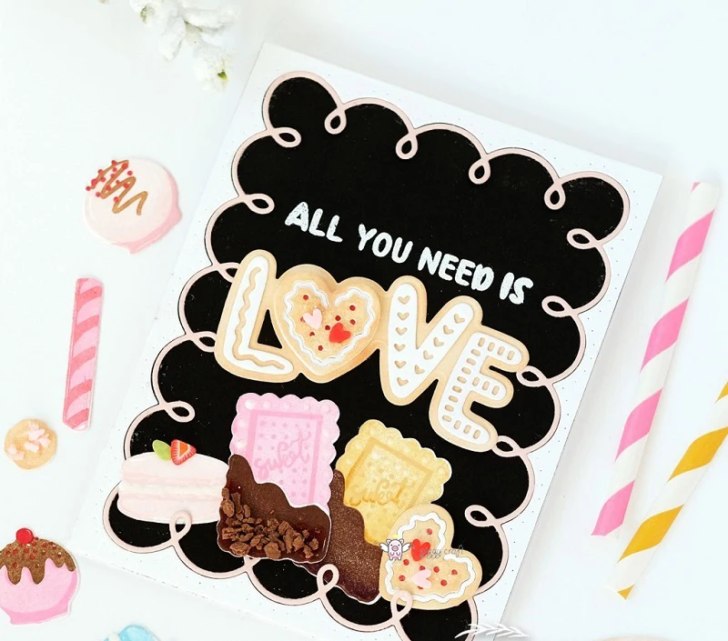 Ремесла Mmao Металлические Стальные режущие штампы фоторамка бумага для