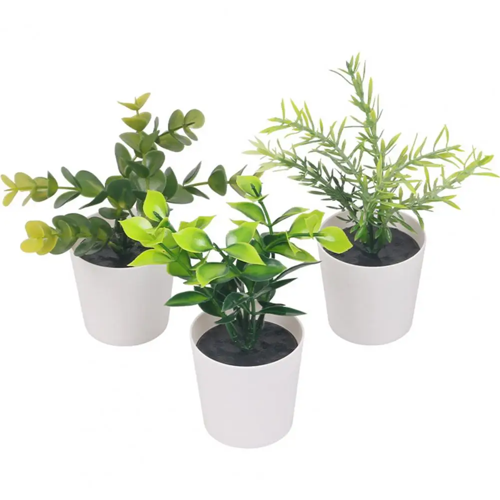 

Decorative Never Fade UV-resistant Windowsill Decoration Artificial Bonsai Colorfast Simulated Bonsai Home Decor