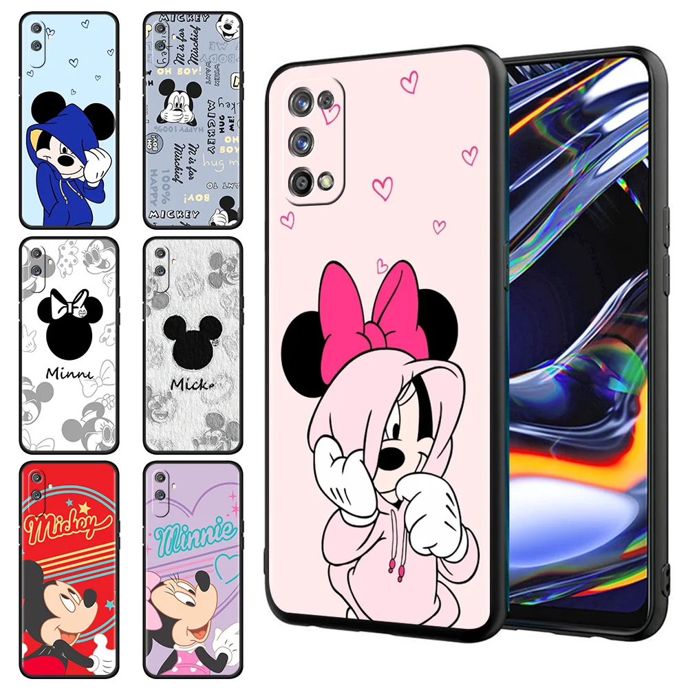 

Mickey And Minnie Mouse Case For Realme 8 C21 C3 6 7 7i C21Y Protection Shell XT C11 GT Neo Master 5 C15 C12 X50 Pro Phone Cover