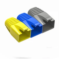 rj 45 cat6a cat7 adapter cap ethernet network cable connector plugs rj45 caps cat 6a tpu boots sheath protective sleeve cover