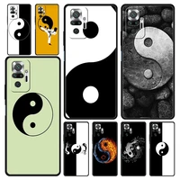 chinese taoism sign tai ji yin phone case for xiaomi redmi note 11 10 pro 9s 11s 9 8 7 8t 9c 9a 8a 10s k40 k50 gaming 9t cover