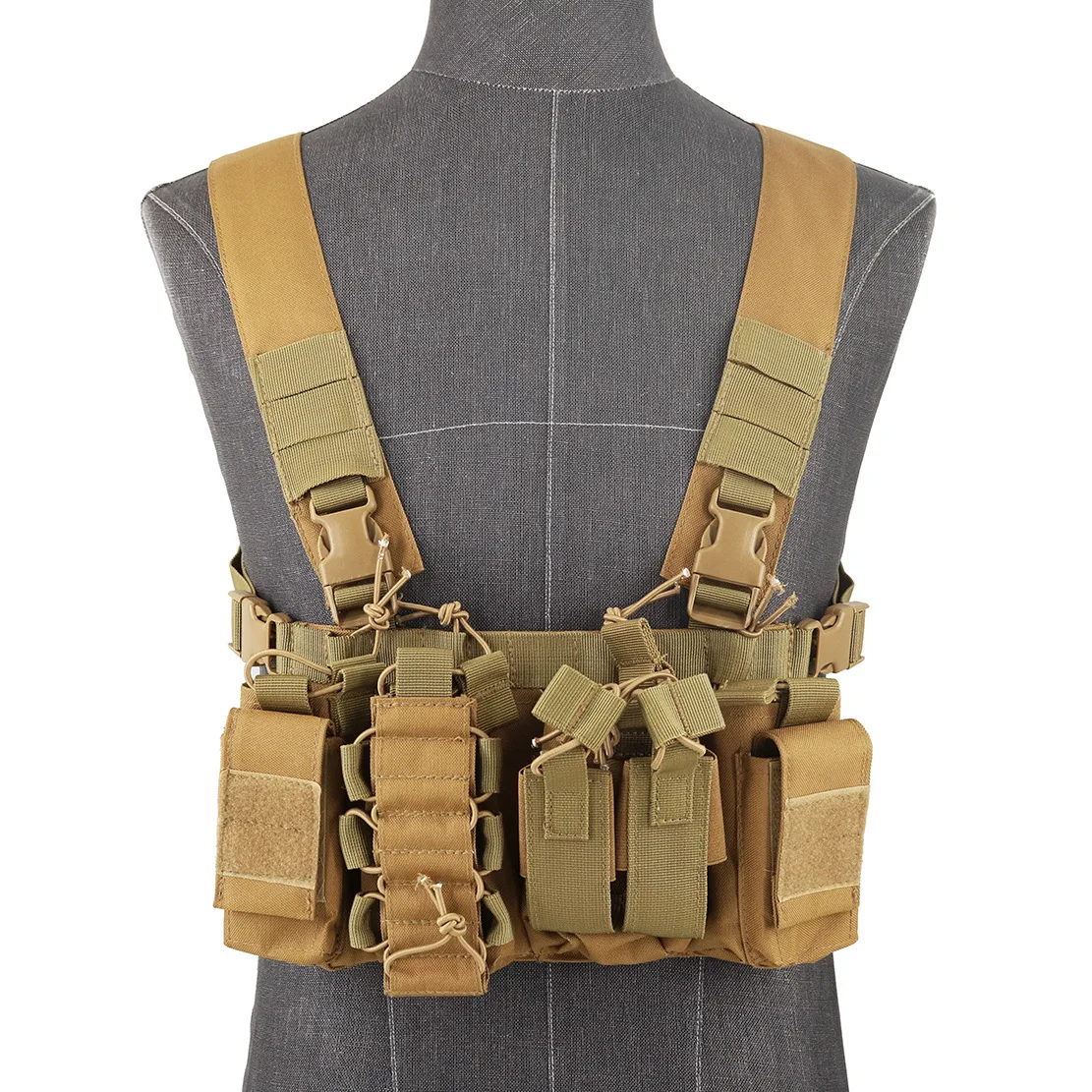 

Tactical Apron Chest Hanging Vest MC All-terrain Camouflage Lightweight Bust D3 Outdoor Hiking Hunting Shooting Gear