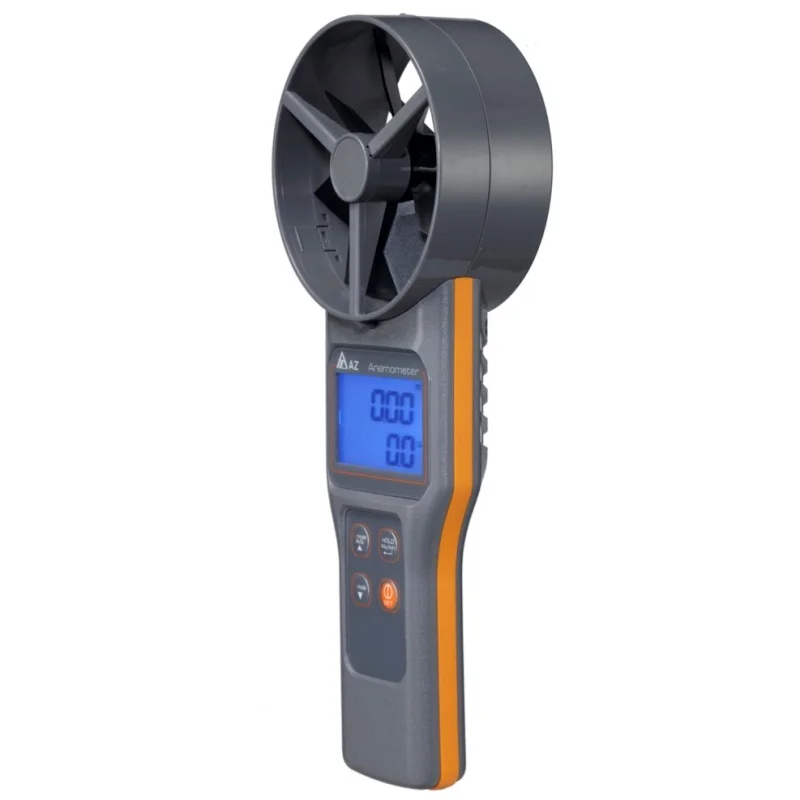 AZ8916 Цифровой анемометр для измерения скорости ветра объема воздуха и