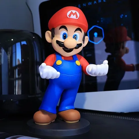 Супер Марио 31 см телефон пульт дистанционного управления Поддержка Держатель фигурки модели игрушки для детей