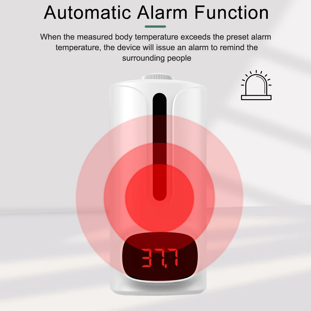 Настенный инфракрасный термометр K9 Pro Plus цифровой бесконтактный с ЖК-дисплеем