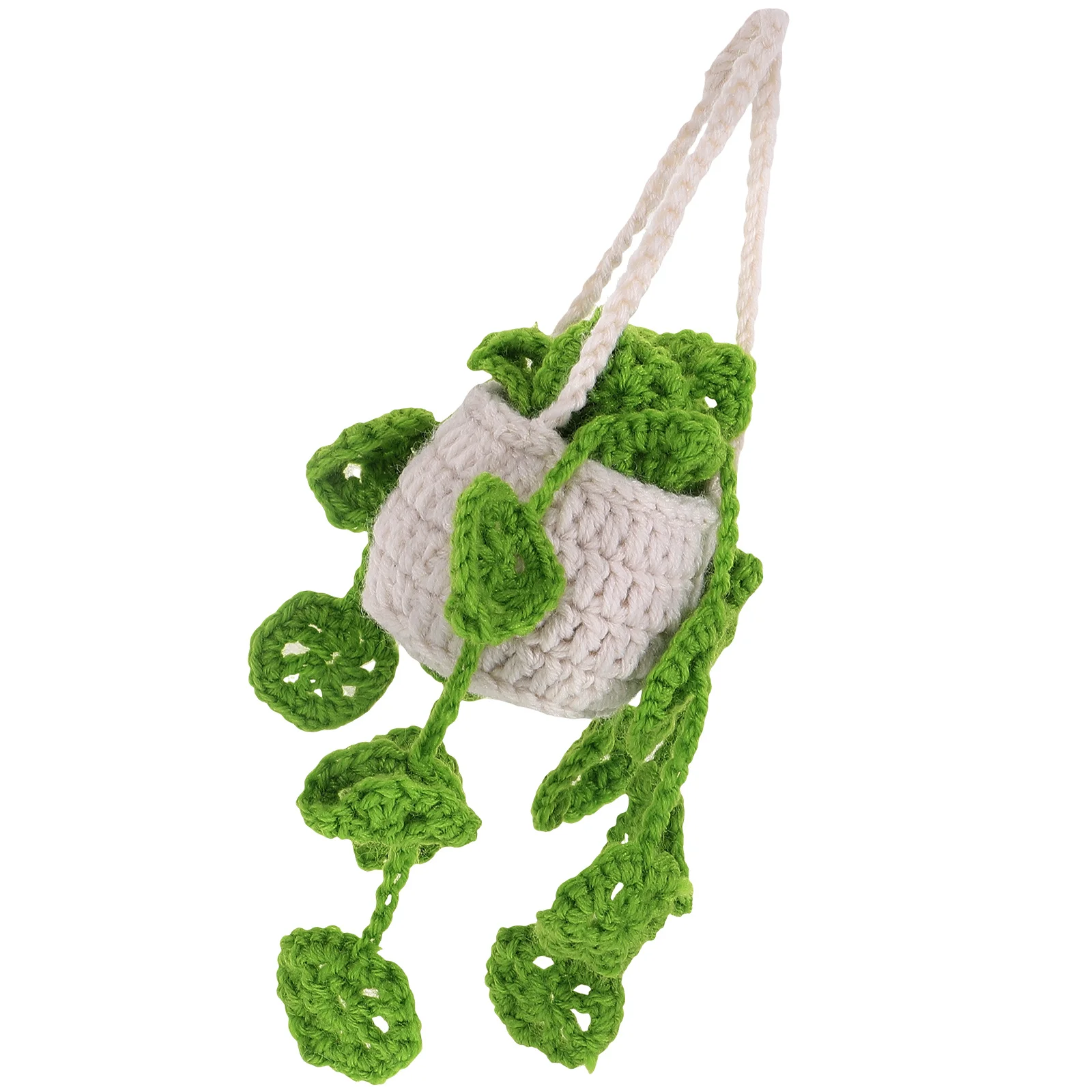

Auto Pendant Car Mirror Hanging Accessories Rearview Creative Ornament Crochet
