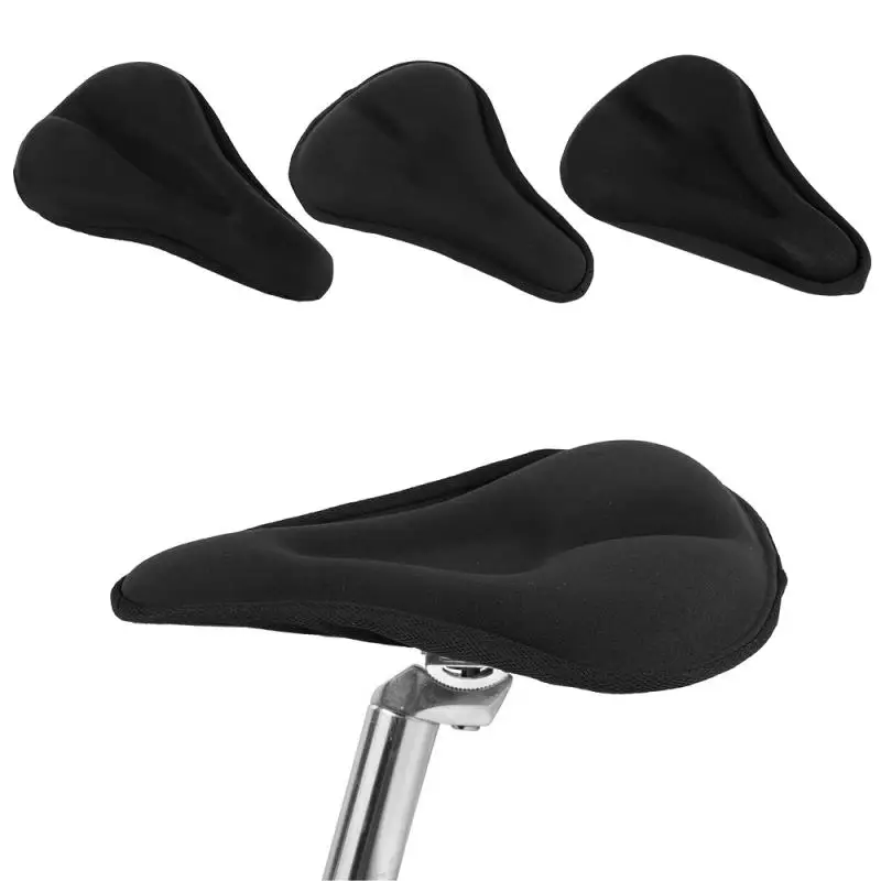 

Bicycle Saddle Mountain Bike Seat Cover Silica Gel Comfort Cushion Bicycle Seat Cover Thickening Bike Seat Sitting Protecter