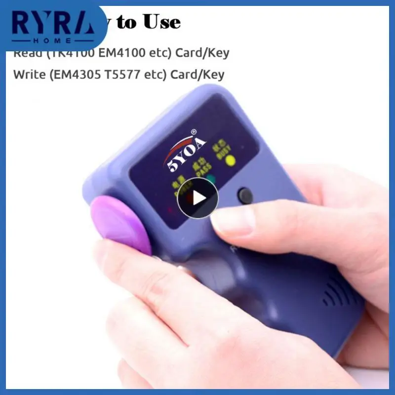 

Portable Programmer Duplicator Smart Access Card Replicator Standalone Operation Keychain Reader 125khz Rfid Handheld New Mini