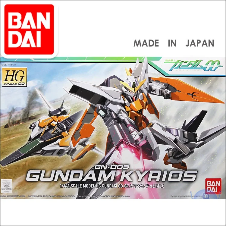 

Оригинальная модель BANDAI Gundam модель PB HG 1/144 KYRIOS Gundam 00 мобильный костюм Сборная модель фигурки
