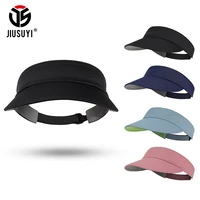 summer breathable sun visor hats soft brim caps running tennis golf beach sport baseball cap adjustable empty top hat men women