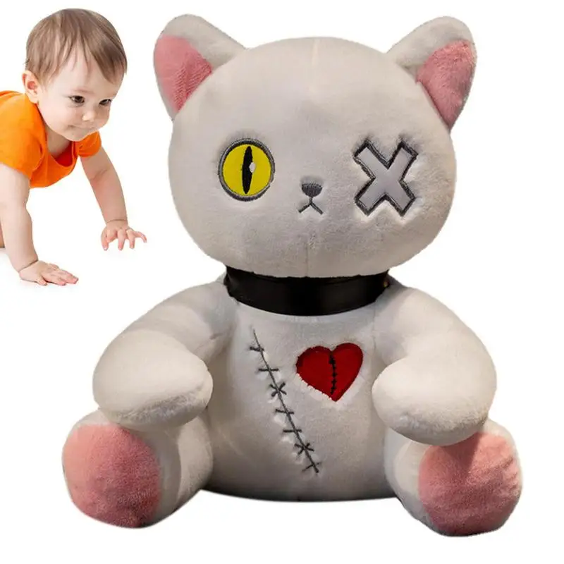 

Плюшевый мягкий плюшевый кролик, милый кролик, плюшевый Пасхальный кролик, подушка в виде животного, пугающий кролик, мягкая кукла-животное на Хэллоуин