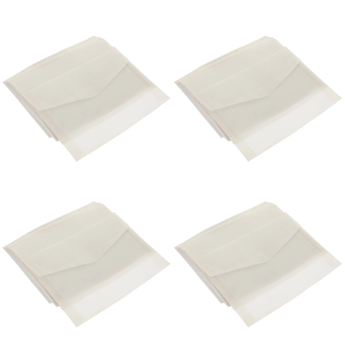 

240 pcs Translucent Envelopes Exquisite Paper Envelopes Money Packing Envelopes