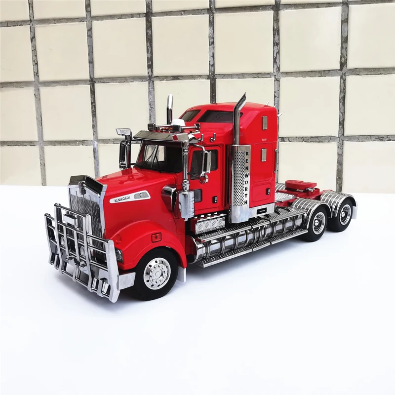Фото Модель из сплава, игрушка в подарок, масштаб 1:32, Kenworth T909, 6X2, ось, австралийская прицепная головка, грузовик, трактор, транспортные средства, Коллекционная литая модель №4