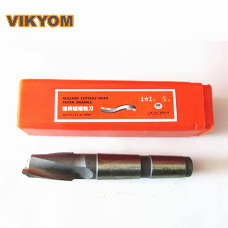 

Taper Shank Keyway Milling Cutter 14mm 16mm 18mm 20mm High Speed Steel HSS Taper Shank Cutter