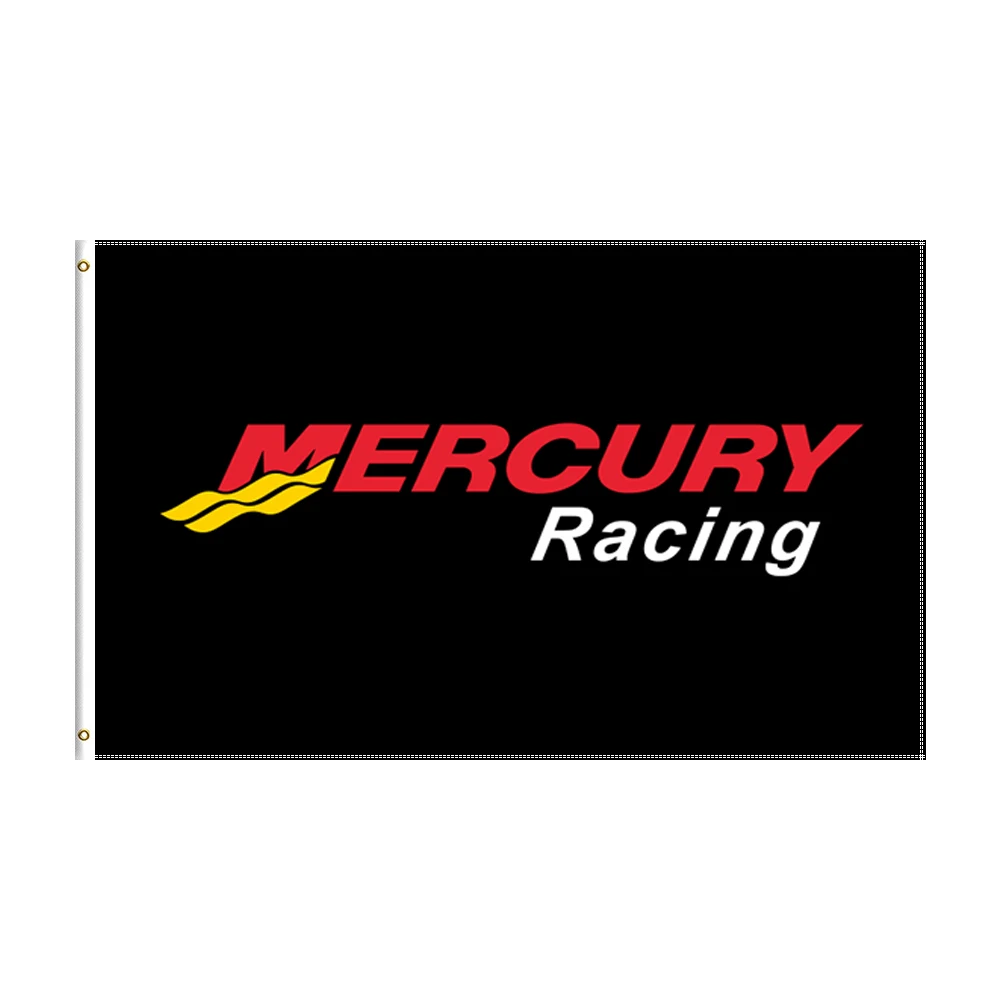 

3x5 Ft Mercury Flag Polyester Printed Racing Car Banner For Decor